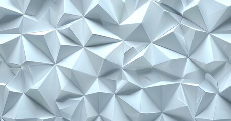 Abstract white background with geometric shapes, 3D rendering, minimalist style Generative AI