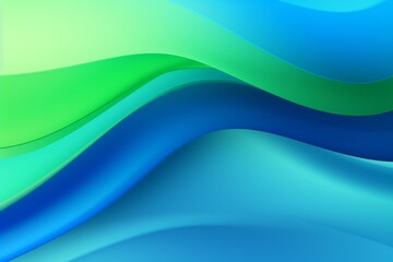 Fototapeta premium Electric Blue to Olive Green abstract fluid gradient design, curved wave in motion background for banner, wallpaper, poster, template, flier and cover