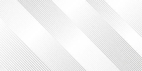Obraz premium Vector gradient gray line abstract pattern Transparent monochrome striped texture, minimal background. Abstract background wave line elegant white striped diagonal line technology concept web texture.