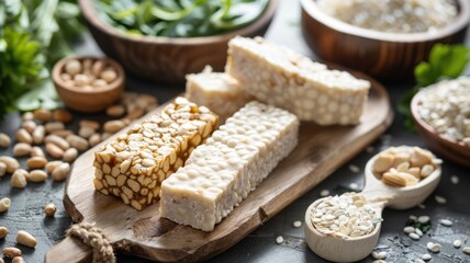 nutritional benefits of tempeh, such as its high protein content and probiotic properties