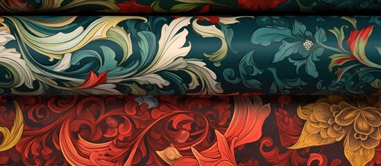 Design Patterns for Fabric, Wallpaper, and Textile-Based Gift Wrapping.