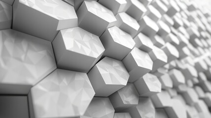 Honeycomb Abstract 3D Background