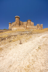 Fototapeta na wymiar Castillo de Belmonte castle, province Cuenca, Spain