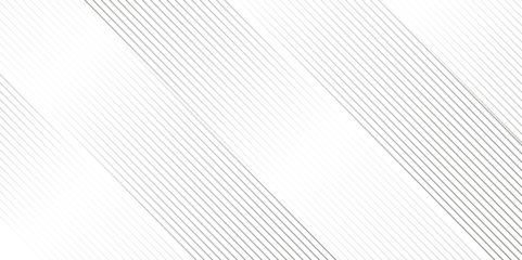 Deurstickers Vector gradient gray line abstract pattern Transparent monochrome striped texture, minimal background. Abstract background wave line elegant white striped diagonal line technology concept web texture. © MdLothfor