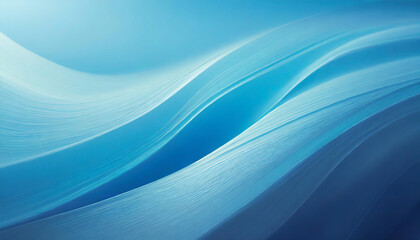 Abstract light blue smooth waves. Modern soft luxury texture