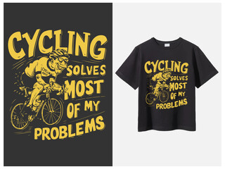 Positive quote with a hand drawn vintage bicycle,On Your Bike Text,vector positive quote with a hand drawn vintage bicycle