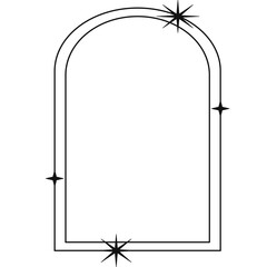 Minimal photo frame, little but beautiful, can be decorated and make text stand out.