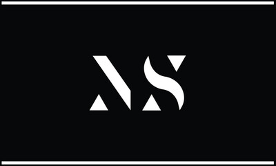 MS, SM, M, S, Abstract Letters Logo Monogram