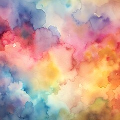 Splashes of Serenity: Abstract Watercolor Background