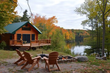 Lakeside cabin getaway