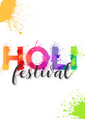 Holi Festival Text Effects