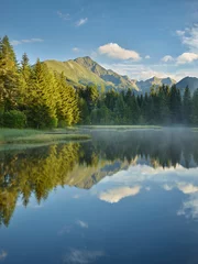 Deurstickers Schattensee, Krakauschatten, Schladminger Tauern, Steiermark, Österreich © Rainer Mirau