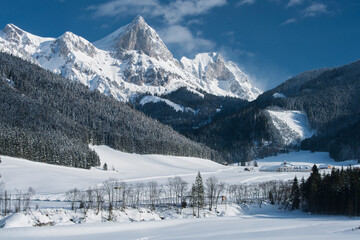 Kalbling, Schloss Kaiserau, Ennstaler Alpen, Steiermark, Österreich