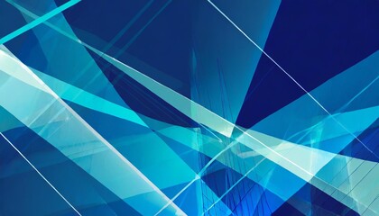 blue abstract background with light lines in the style of geometrical modernism