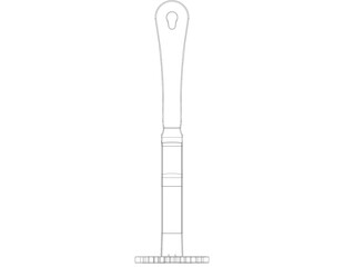 Manual Potato Masher Press 3D print model