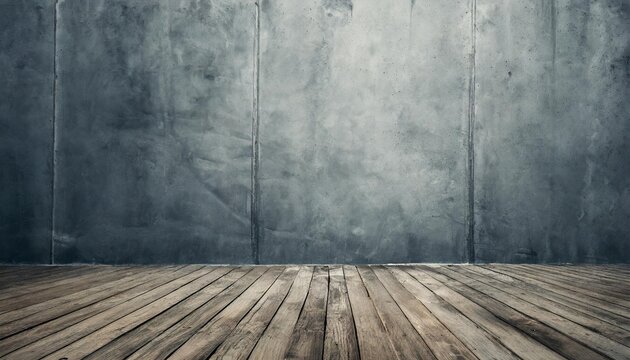 grungy concrete wall and floor as background