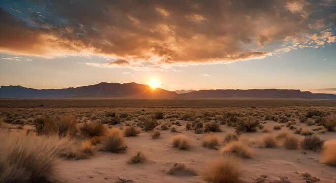 Wild west landscape.