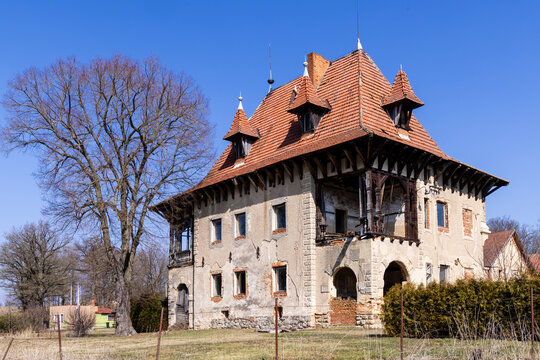 Hunting lodge Okrouhla near Cheb, Western Bohemia, Czech Republic