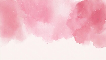 pink watercolor background - obrazy, fototapety, plakaty