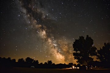 Under the stars for movie night photography