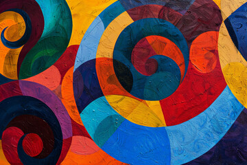 Fototapeta premium Abstract Background the colorful background includes horizontal and vertical sections