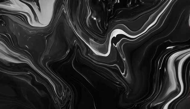 4k deep black liquid abstract background dark fluid water surface acrylic elegant cover 3d creative dynamic poster black friday sale bg luxury premium marble wave
