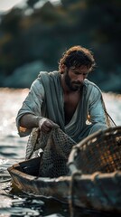 Fisherman Peter, follower of Jesus.
