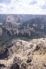 Fototapeta premium Ulubey Canyon is a nature park in the Ulubey and Karahallı of Usak, Turkey. The park provides suitable habitat for many species of animals and plants and is being developed as a centre for ecotourism.