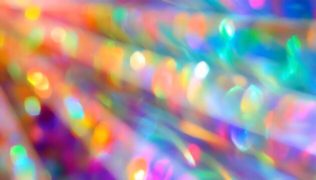 blurred colorful multicolored background from lights iridescent holographic abstract bright neon colors backdrop banner