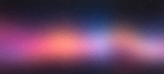 Neon colors flow, grainy texture effect, purple pink blue color gradient background blurred futuristic banner design