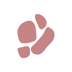 Hand drawn abstract shape