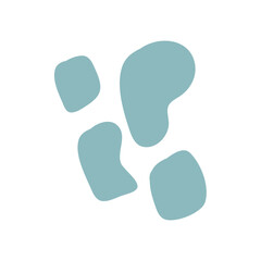 Hand drawn abstract shape