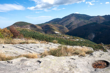Autumn of sanctuary Belintash at Rhodope Mountains, Bulgaria