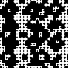 Seamless pattern. Simple shapes wallpaper. Circles ornament. Geometrical backdrop. Digital paper, web designing, textile print. Figures background. Dots motif. Vector.