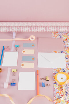 Gift wrapping material from above