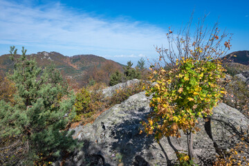 Autumn of sanctuary Belintash at Rhodope Mountains, Bulgaria
