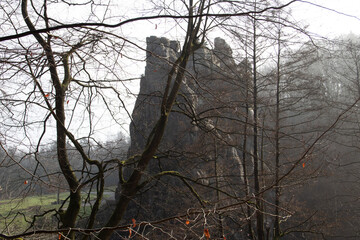 Externsteine, Felsformation in der Region Teutoburger Wald