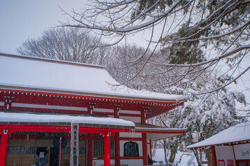 Kosenji Temple, a Buddhist temple that celebrates the glory of Kusatsu Onsen, located up the hill from Yubatake, Kusatsu, Gunma, Japan