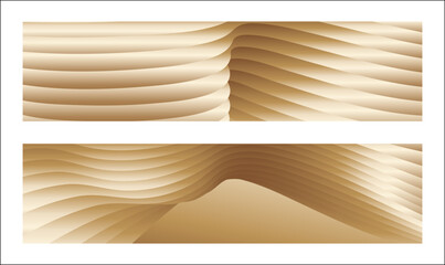 set of banners