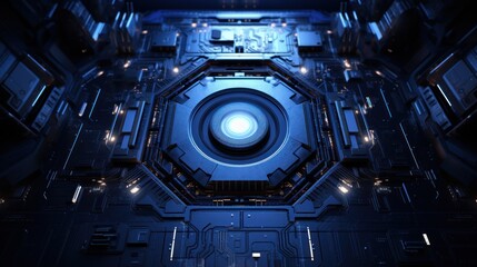 Abstract background with texture lines and shapes for high tech theme.