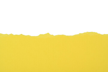 Cartulina rasgada de color amarillo