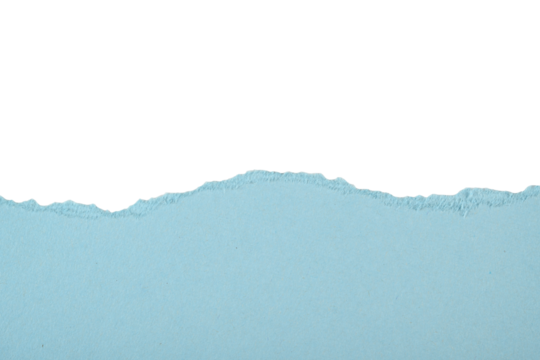 Cartulina rasgada de color azul claro