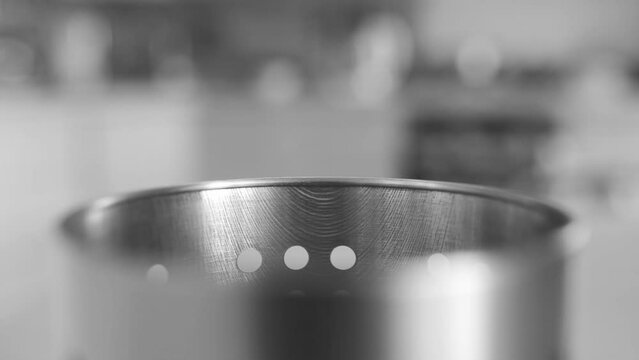 steel circle with holes
