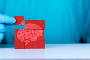 Concept of mental health, alzheimer's awareness, seizure disorder, happy hormones, epilepsy and...