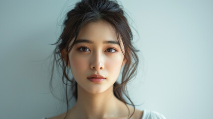 portrait of a young Asian woman