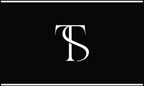 ST, TS,S , T, Abstract Letters Logo Monogram