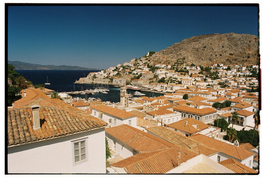 Ancient Greece Island Village, Hydra