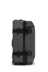 suitcase or baggage trolley luggage, airline trolley bag, airpack visby trolley travel bag isolated on white background. grey color.