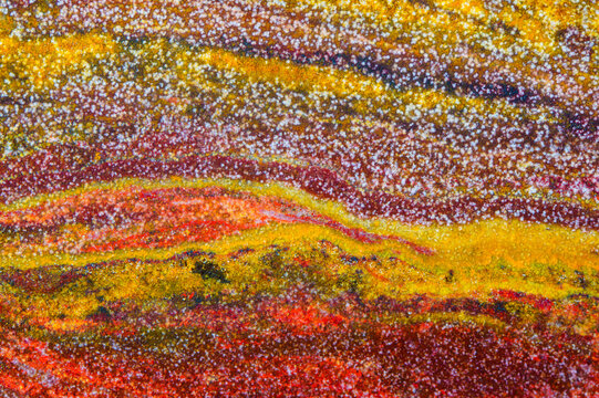 Colorful agate texture details macro