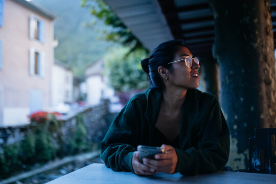 Blue Hour Terrace Smile